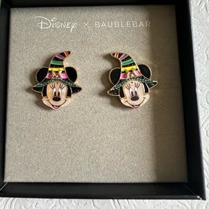 Disney Baublebar Minnie Mouse Rhinestone Witch Earrings